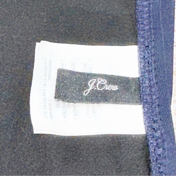 J. Crew Navy One Piece Halter Swimsuit Size 4 - Picture 2 of 12